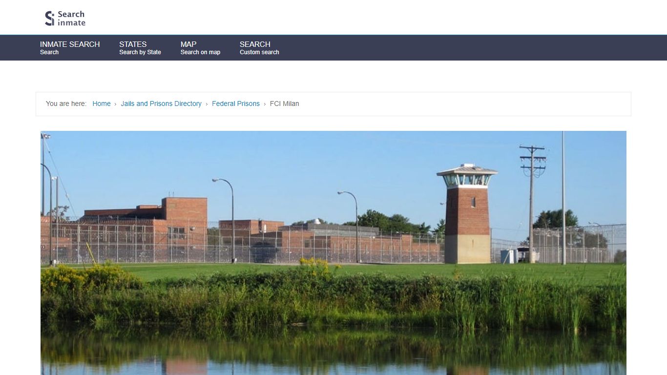 FCI Milan - Facility Details and Inmate Search